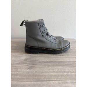 Dr. Martens Doc Martens Combs W Poly Casual Boots Nickel Grey Women's Sz 9